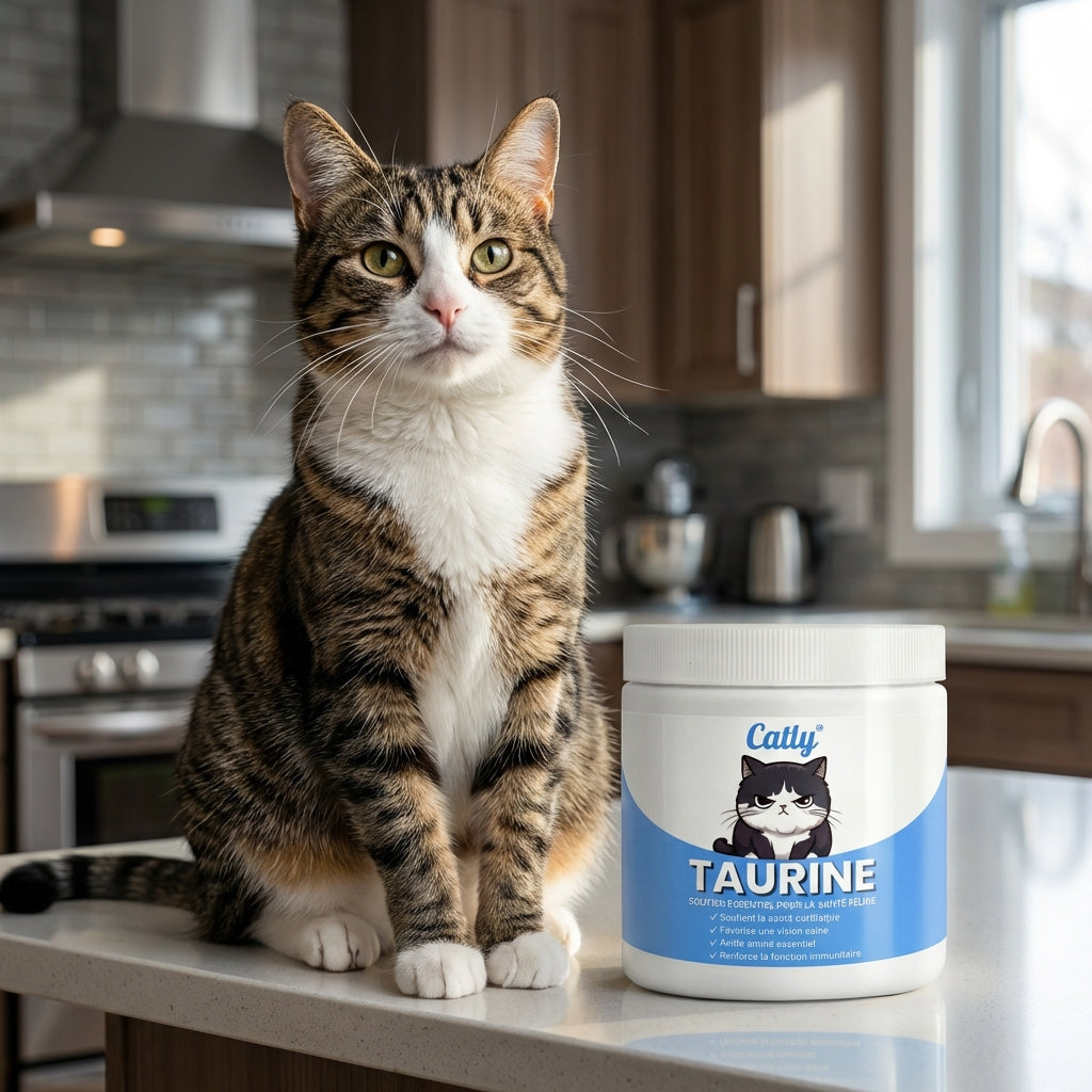 Proteja seu gato contra deficiências invisíveis com a Taurina Catly™