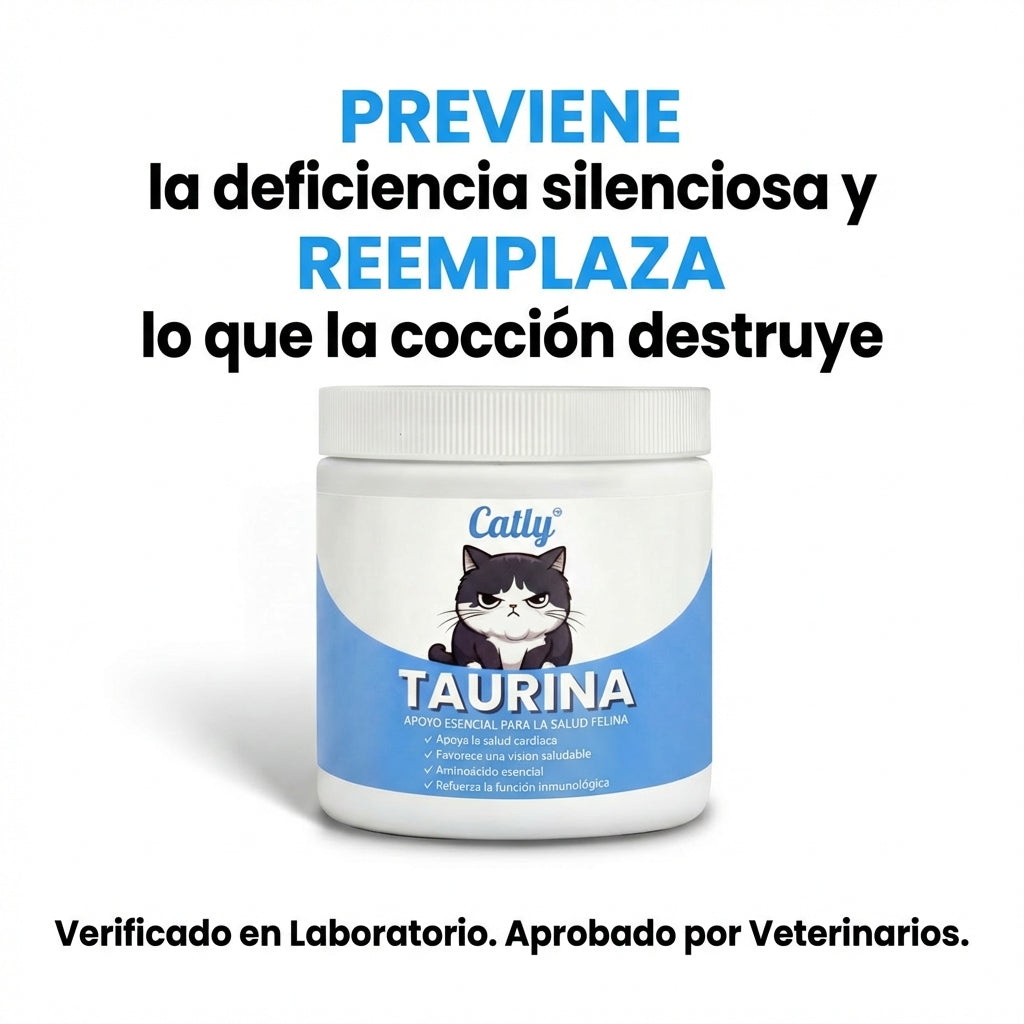 Proteja a su gato contra las deficiencias invisibles con Catly™ Taurina